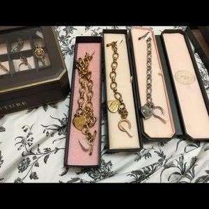 Juicy couture Charm bracelet,necklace and charms